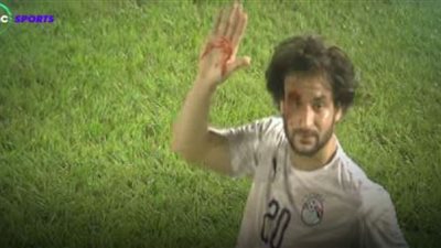 فيديو| نزيف محمود علاء في مباراة مصر ونيجيريا والزمالك يترقب