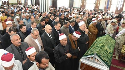 تشييع جثمان الشهيد النقيب أحمد المسلمي معاون مباحث بلبيس