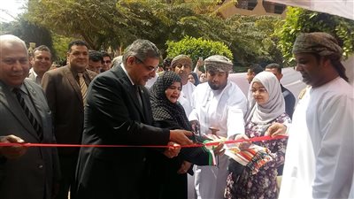 المغربي يفتتح فعاليات معرض التراث العماني الثاني بجامعة بنها