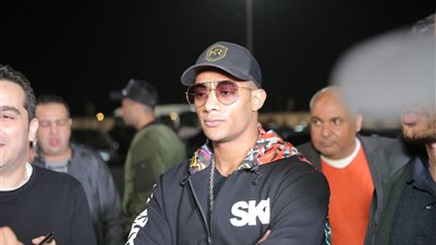 صور| محمد رمضان يتابع استعدادات أقوى حفلة في مصر