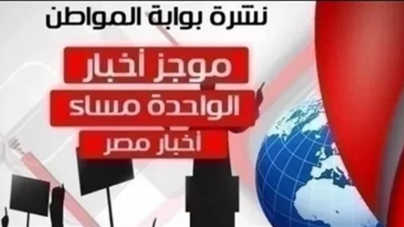 نشرة أخبار مصر 