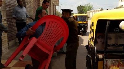 محافظ كفر الشيخ يتابع حملة إزالة الإشغالات بعاصمة المحافظة 