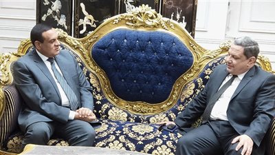 اللواء هشام آمنة يستقبل مدير أمن البحيرة الجديد