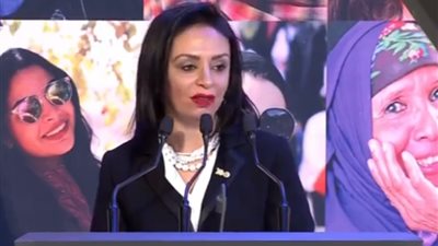 مايا مرسي في احتفالية تكريم المرأة المصرية 2019: أتذكر كلام الرئيس