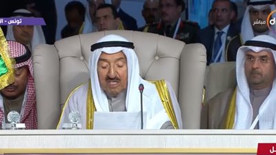 أمير الكويت في القمة العربية: فلسطين هي قضية العرب الأولى