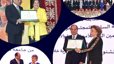 أبرز 3 نماذج نسائية مصرية مشرفة بشهادة السيسي