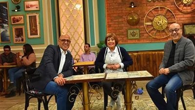 حجاج عبد العظيم وهالة فاخر في ضيافة «قهوة أشرف» على الحياة