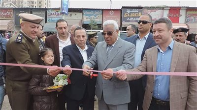 مدير أمن كفر الشيخ يفتح معرض كلنا واحد للسلع الغذائية المخفضة 