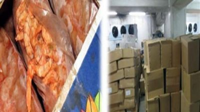 ضبط 7 أطنان من الجمبري المجمد خلال حملة بالقليوبية 