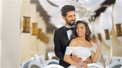 هكذا كان أحتفال  لـ عيد زواج كارمن سليمان ومصطفى جاد 