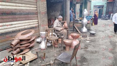 فيديو| «سوق النحاسين بطنطا» يقاوم الاندثار بـ 3 ورش