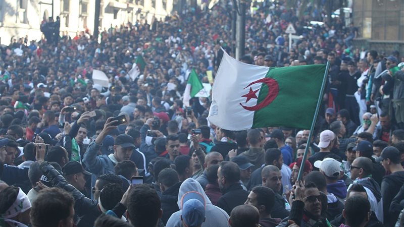 التظاهرات في الجزائر