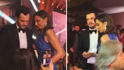صور| تكريم الفنانين في حفل الموريكس دور.. أنغام وزوجها يخطفان الأنظار