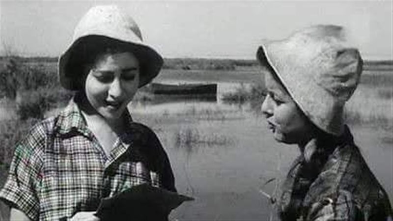 امرأة في مشهد