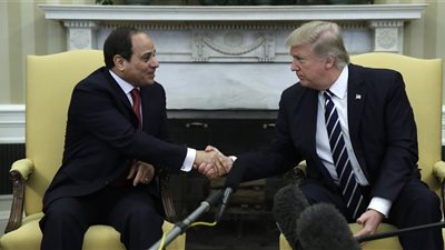 مباحثات بين مصر والولايات المتحدة والسيسي يشكر ترامب 