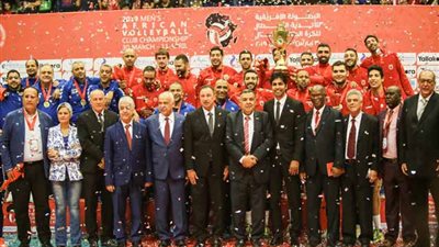 رجال الأهلي يحرزون لقب بطولة إفريقيا للطائرة
