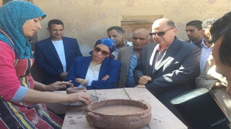 وزيرة البيئة في الفيوم