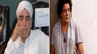 الكينج محمد منير يودع الراحل محمود الجندى بطريقته الخاصة  