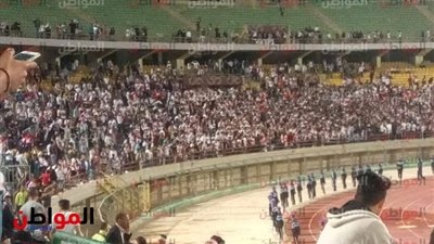 شاهد| «جماهير الأبيض» في التالتة يمين لدعم الزمالك ضد حسنية أغادير