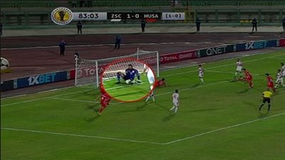 مخرجة مباراة الزمالك وحسنية أغادير تكشف مدى صحة«الهدف الملغي»