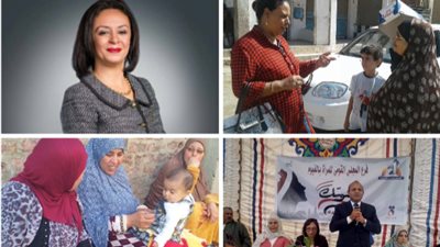 نساء مصر تحتشد للاستفتاء على التعديلات الدستورية 2019