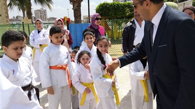 رئيس جامعة دمنهور يشهد فعاليات المهرجان الثقافي الرياضي الرابع