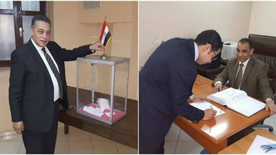 توافد المصريين للاستفتاء على التعديلات الدستورية 2019 بالمغرب
