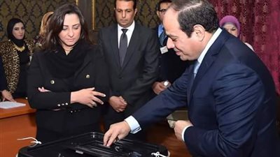 السيسي يُدلي بصوته في الاستفتاء على التعديلات الدستورية 2019