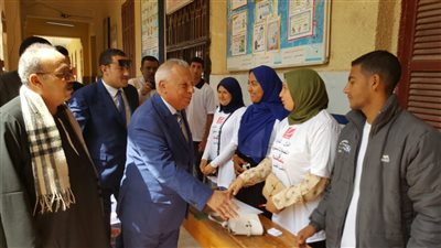 مستقبل وطن يتقدم صفوف الناخبين بكفر الشيخ واقبال جيد على لجان الاستفتاء