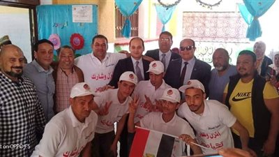 نائب القليوبية يتابع سير عملية التصويت على التعديلات الدستورية