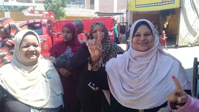 النساء الأكثر أقبالا على اللجان الانتخابية فى سوهاج
