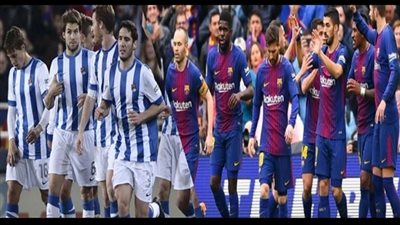 كليمو يتقدم لبرشلونة ضد ريال سوسيداد
