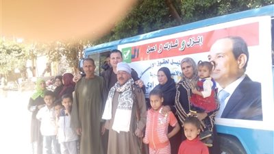جمعية النيل بشطوره تحشد المواطنين للاستفتاء على الدستور فى سوهاج