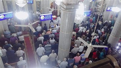 صور|«أسبوع الآلام» انتهاء قداسات«حد السعف» بجميع كنائس الغربية
