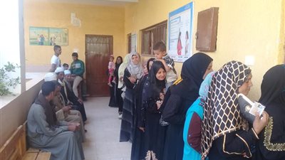 ازدحام على اللجان الانتخابية فى سوهاج