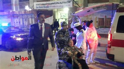 فيديو|«حقوق الإنسان» بأمن بورسعيد تصطحب مُسنة عبر الإسعاف للجنة الإستفتاء