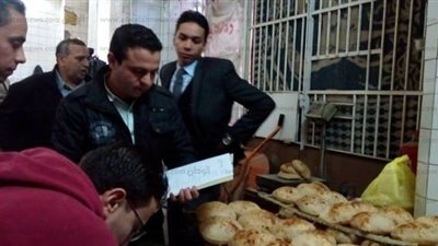 ضبط مدير مخبز بلدي لتلاعبه بمنظومة الخبز بالمطرية