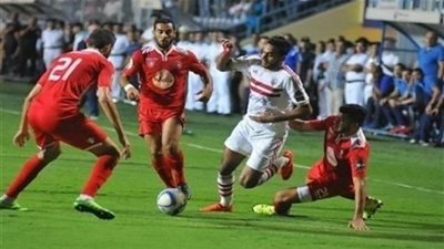 طاقم حكام مباراة الزمالك والنجم الساحلي يصل ملعب برج العرب