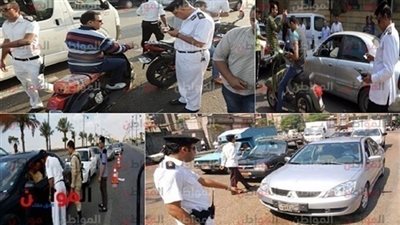 حملات مرورية مكثفة.. ضبط 3618 مخالفات متنوعة في الجيزة