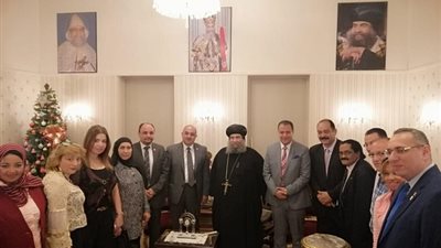 صور| المصريين الأحرار يهنئ أساقفة ملوي بـ «عيد القيامة المجيد»