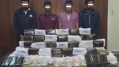 ضبط 125 كيلو حشيش بحوزة تشكيل عصابي بالجيزة
