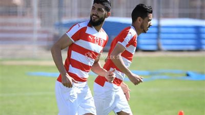 فرجاني ساسي في مران الزمالك قبل مواجهة النجم الساحلي