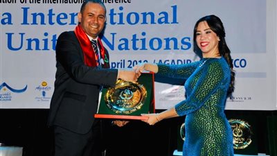 غادة على تفوز بجائزة أفضل خطاب تحفيزي للشباب بمؤتمر الأمم المتحدة