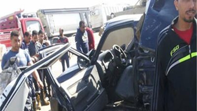 حادث تصادم يتسبب في شلل مروري أعلى محور 26 يوليو 