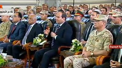 السيسي: القوات المسلحة دورها في المشروعات القومية إشرافي وإداري فقط