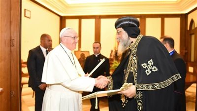 ننشر رسالة بابا الفاتيكان لـ «بطريرك الكرازة المرقسية»
