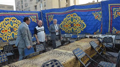 تتسع لـ250 صائم يوميا.. تجهيز الخيمة الرمضانية بالمنيا