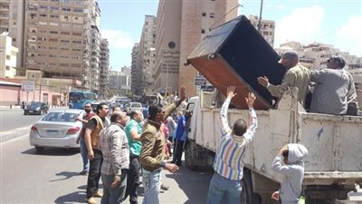حملة مكبرة لمواجهة إشغالات الطريق في المنتزه