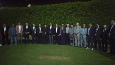 العمدة محمد رنة يشارك في اجتماع هذا الرجل أحبه لدعم السيسي