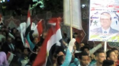 النائب نبيل بولس يطالب أهالى عابدين وباب الشعرية بتأييد الرئيس السيسي 